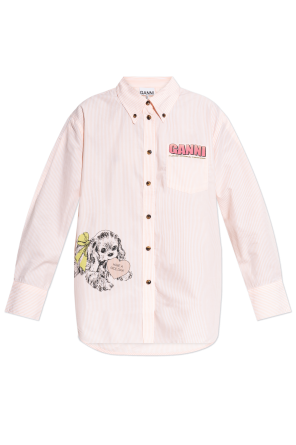 Ganni T-shirt with colorful print | Women's Clothing | Vitkac